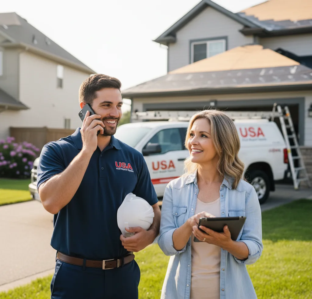 USA Roof Repair Experts customer support in Fruitland